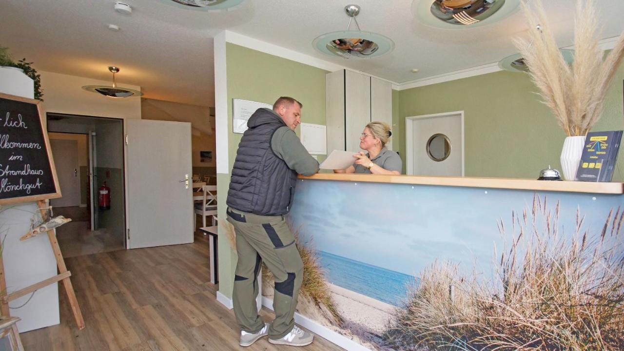F-1010 Strandhaus Moenchgut Bed&Breakfast Dz 27 Terrasse, Strandnah, Inkl Fruehstueck Lobbe Eksteriør bilde